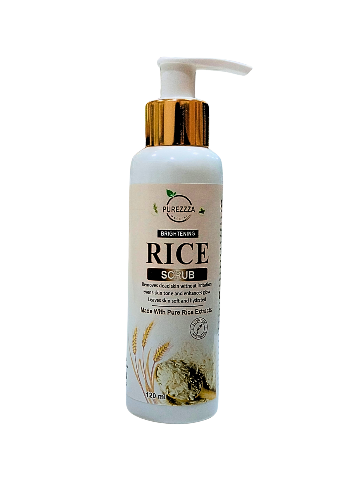 Purezza Natural Rice Scrub 120ml