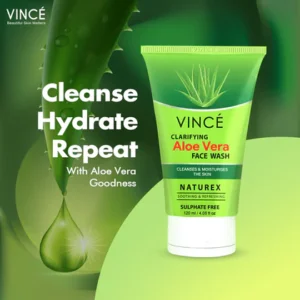 vince aloe vera face wash