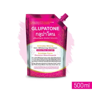 Glupatone Extreme Strong Whitening Emulsion Ultra Plus GS-120 For Face & Body 500ml