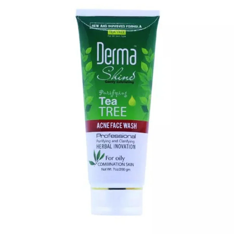 Derma Shine Purifying Tea Tree Acne Face Wash 200ml