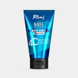 rivaj men active white power face wash