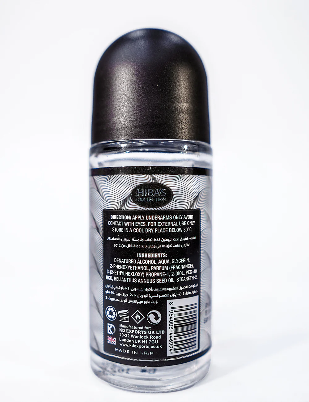 Creedy Black Roll On Deodorant for Men - Image 2