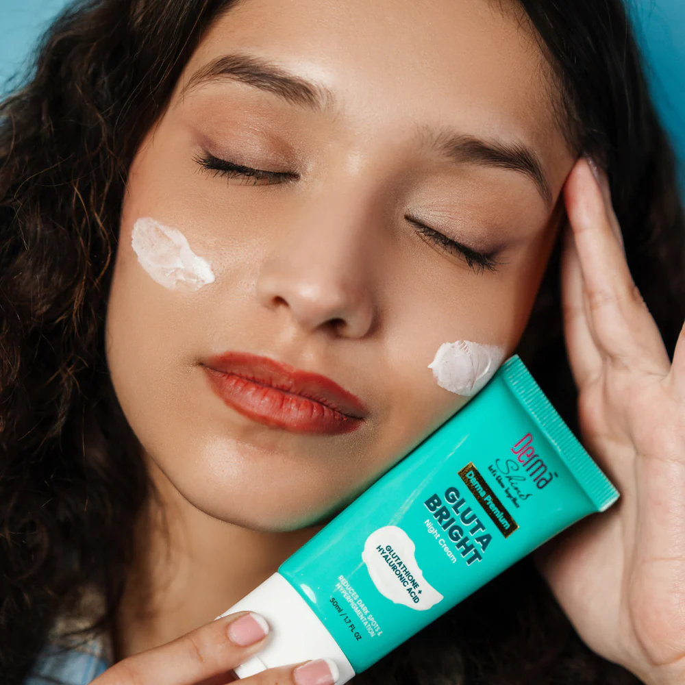 Derma Shine Premium Gluta Bright Night Cream 50ml - Image 2