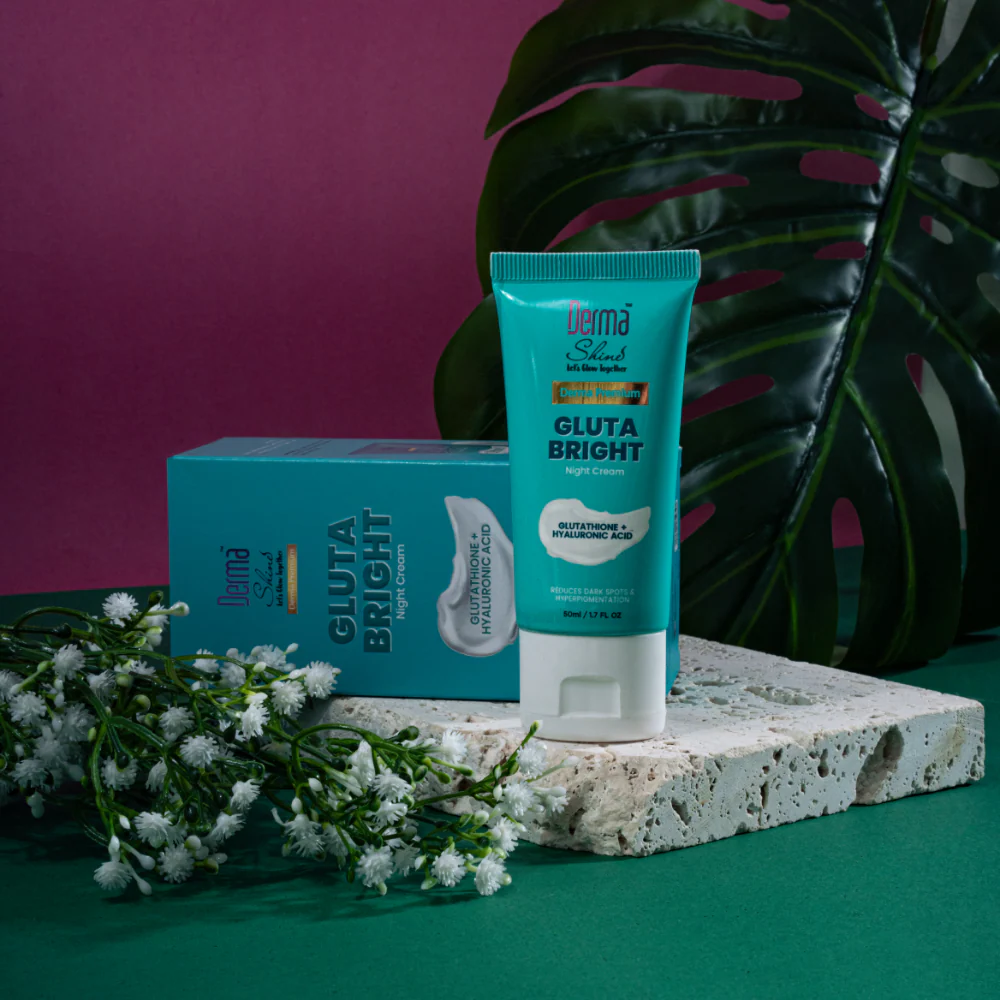 Derma Shine Premium Gluta Bright Night Cream 50ml - Image 3