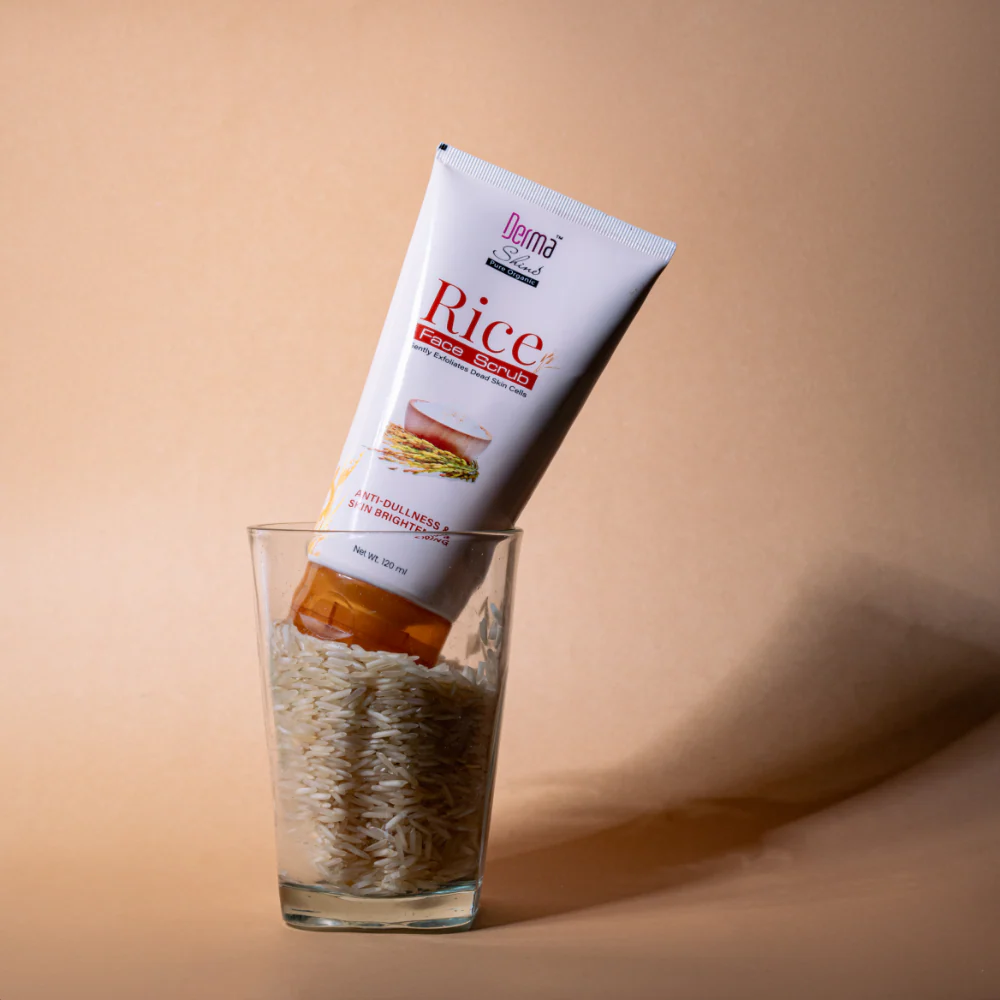 Derma Shine Rice Face Scrub 120ml
