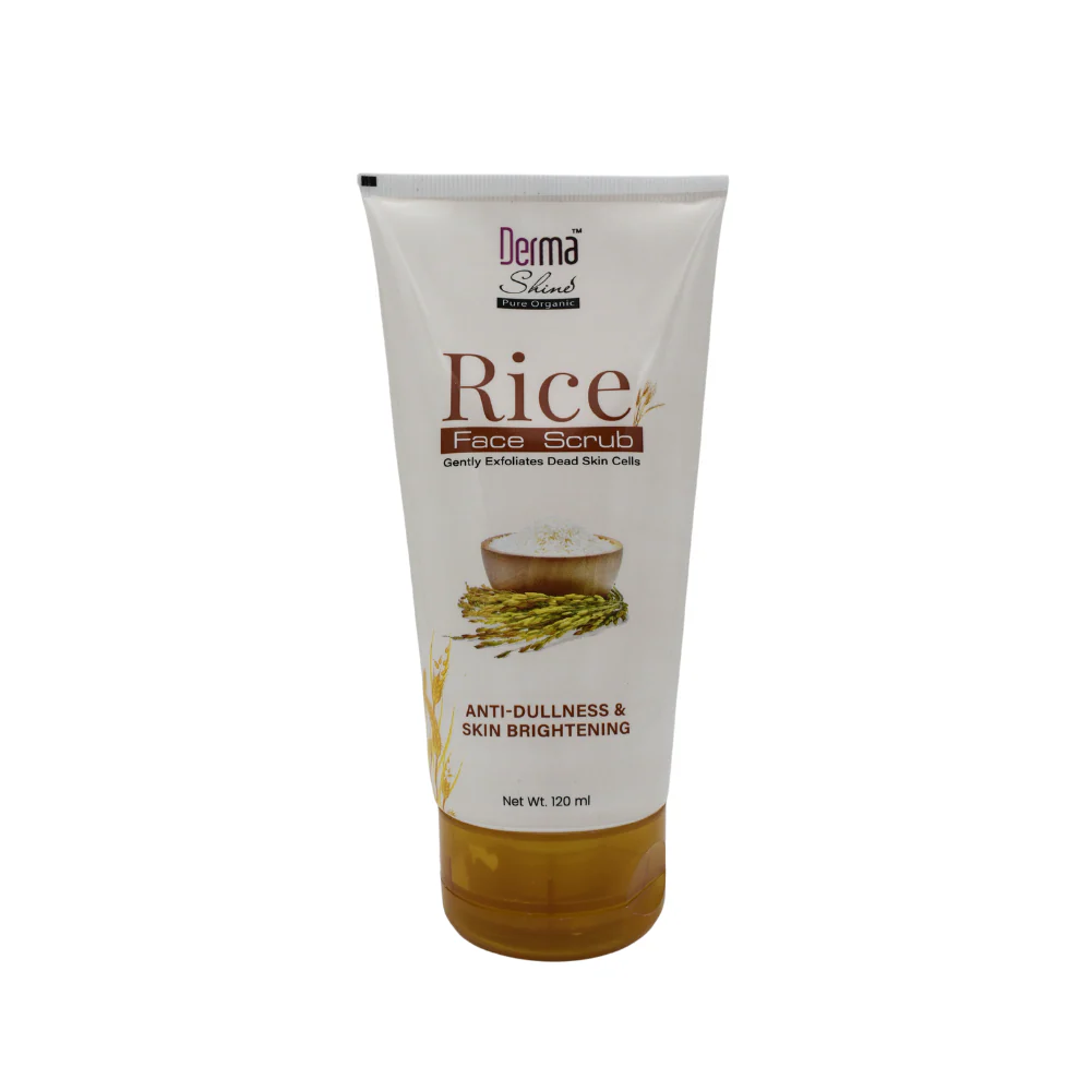 Derma Shine Rice Face Scrub 120ml - Image 5