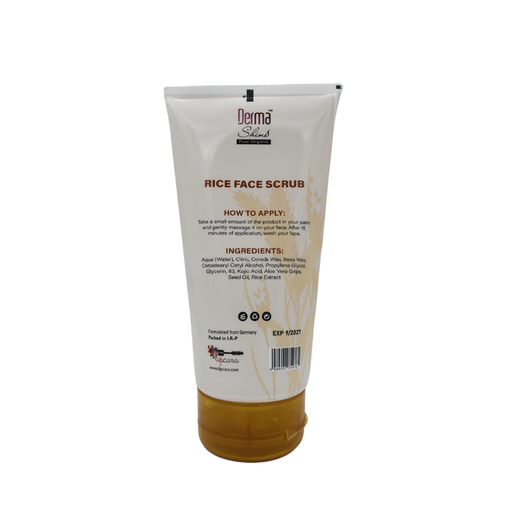 Derma Shine Rice Face Scrub 120ml - Image 6
