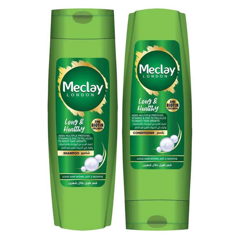 Meclay London Long & Healthy Shampoo (185ml) + Conditioner(185ml)