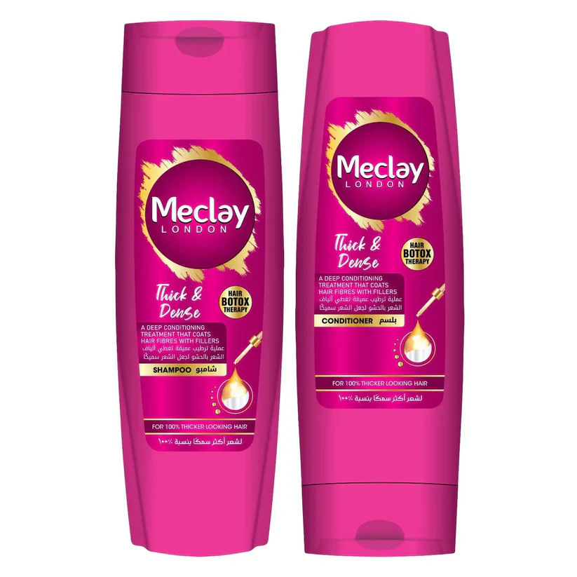 Meclay London Thick & Dense Shampoo (185ml) + Conditioner (185ml)