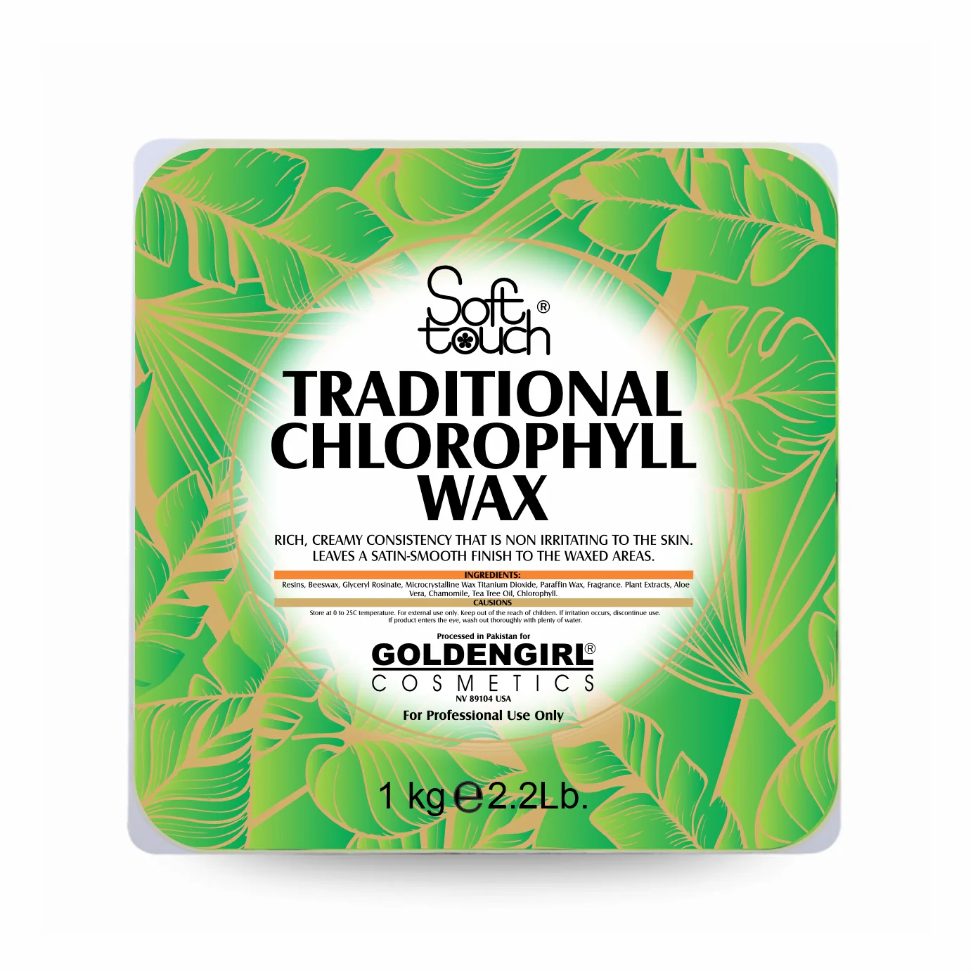 Soft Touch Traditional Chlorophyll Wax 1Kg