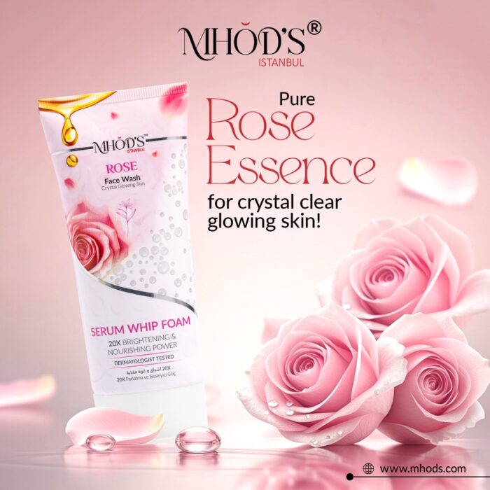 Mhods Rose Facial Foam100ml - Image 2