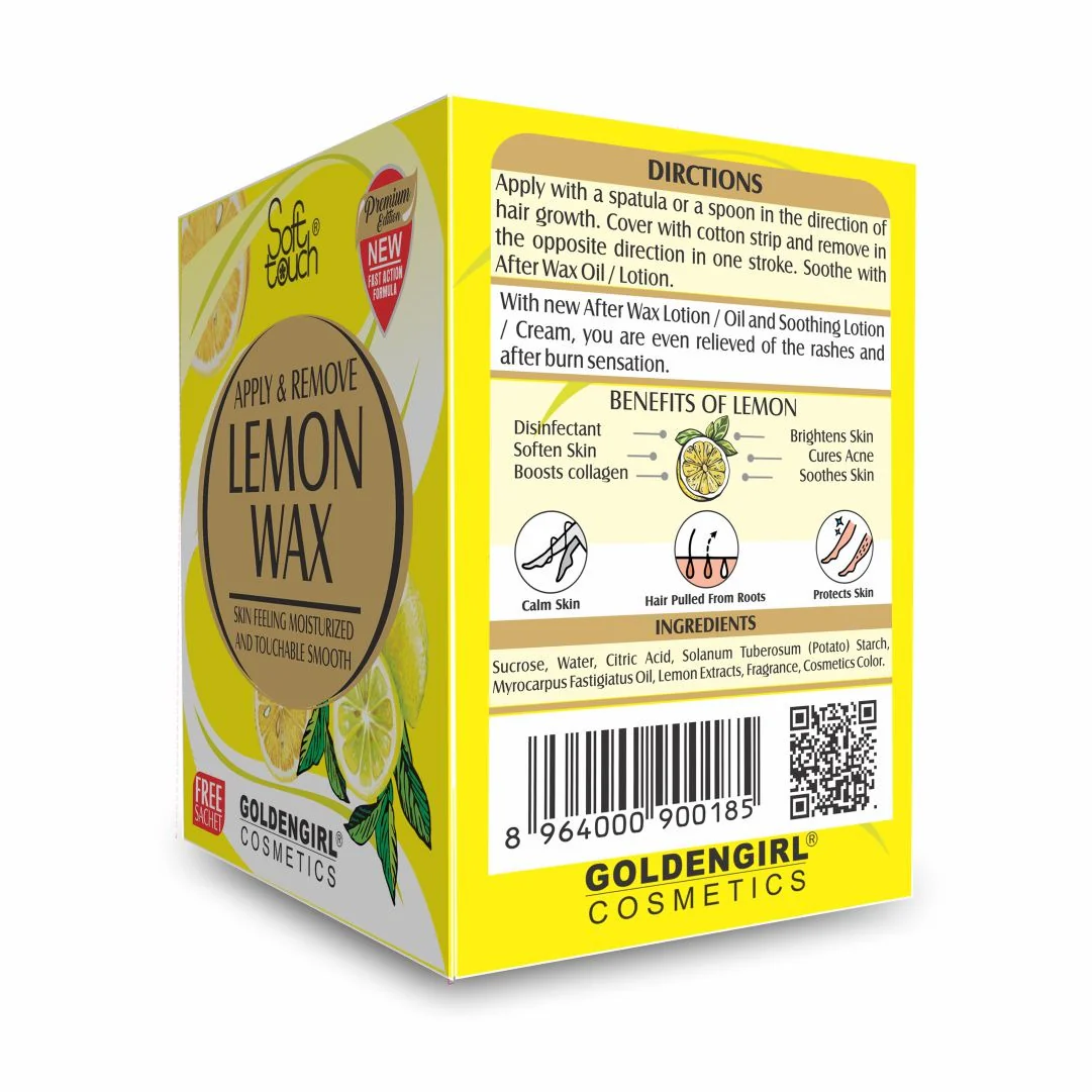 Soft Touch Lemon Wax Eco Pack 125g - Image 3