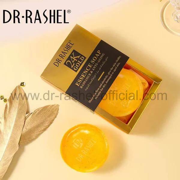 Dr.Rashel 24K Gold Radiance & Anti Aging Essence Soap - 100gms