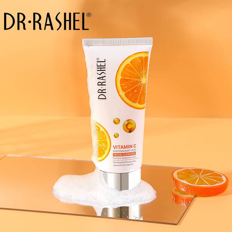 Dr.Rashel Vitamin C Brightening Facial Cleanser with Hyaluronic Acid - 80ml - Image 3